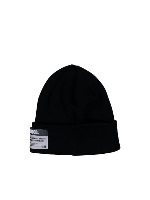 logo-patch beanie hat