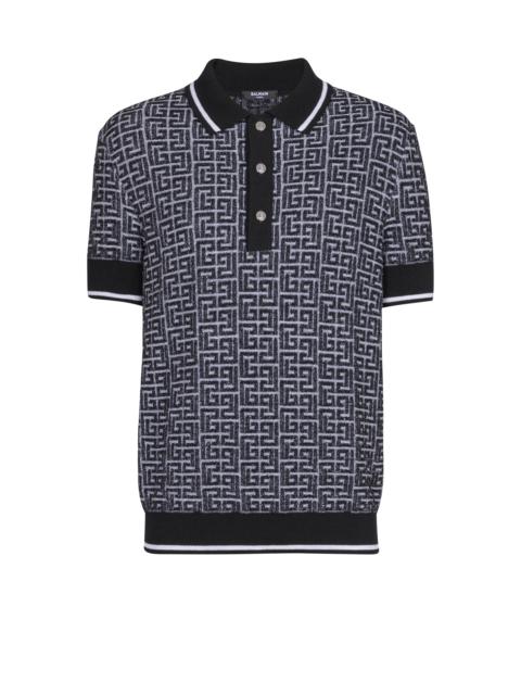 PB Labyrinth knit polo shirt