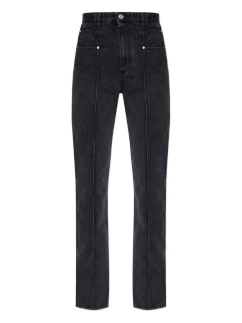 Vetan centre-seam straight-leg jeans