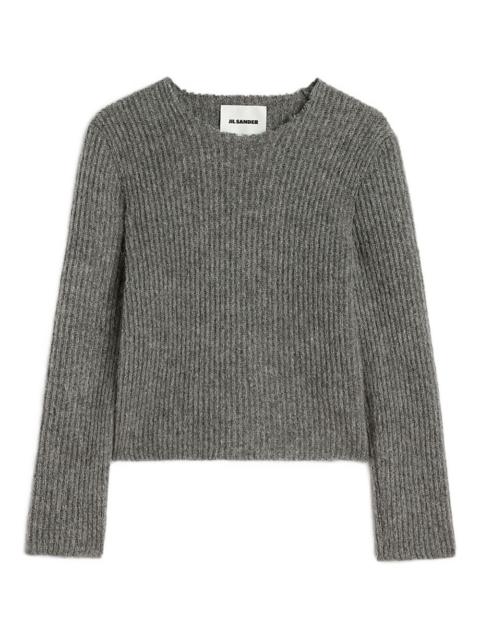 ribbed knit sweater