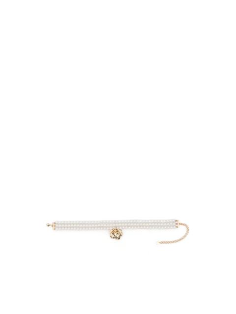 rose pearled necklace