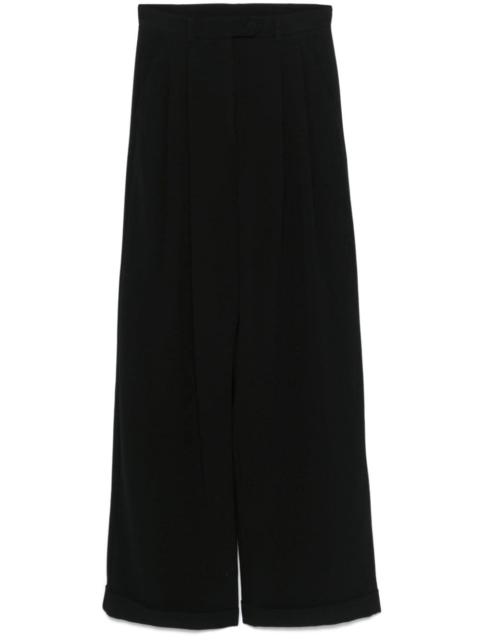 pleat sablé trousers