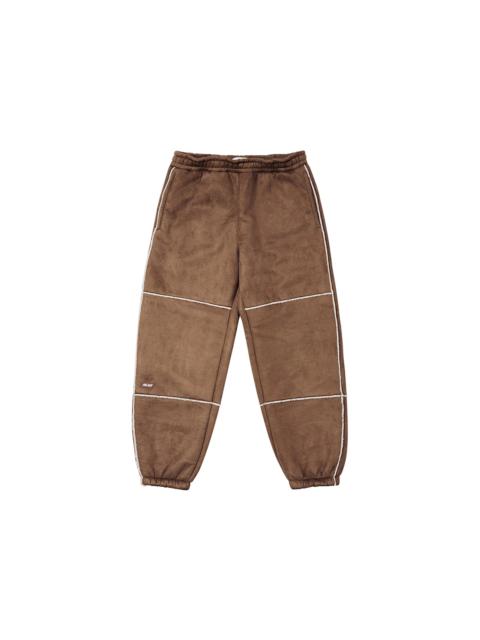Palace Sherpa Faux Suede Jogger Caked Brown