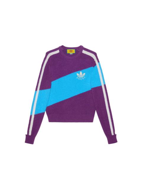 Gucci x adidas Wool Shirt Purple/Light Blue