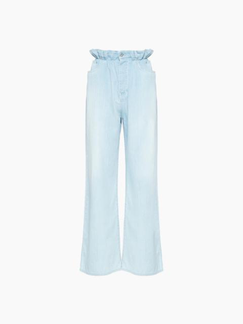 Chambray denim pants