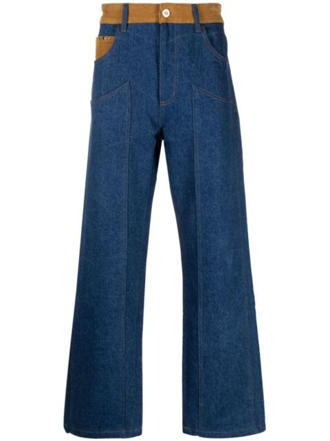 Cymbal mid-rise straight-leg jeans