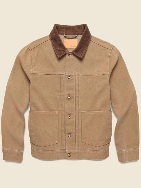 Ryder Jacket - Tobacco Chipped Canvas