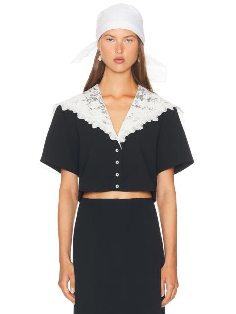 The Sailor Shirt With Lace Collar