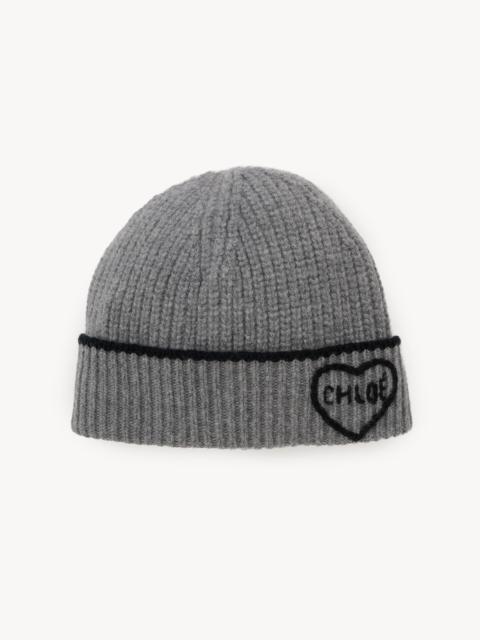 THE CHLOÉ ENCOEUR BEANIE IN WOOL & CASHMERE