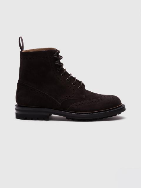 Suede Lace-Up Boot