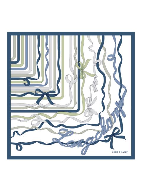 Rubans Longchamp Silk scarf 50 Slate - Silk