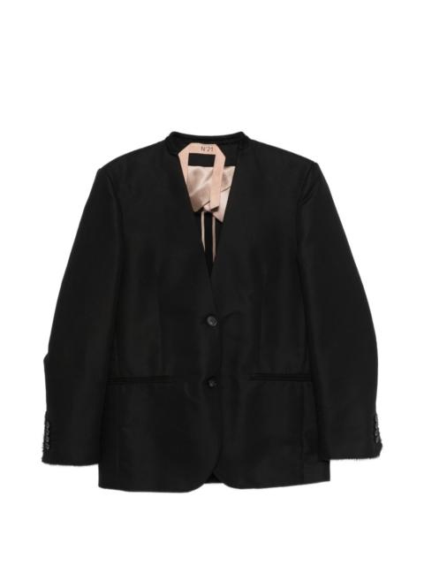 button woven jacket