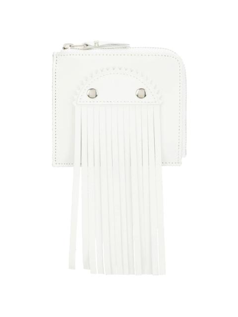 fringed cardholder