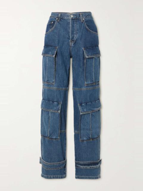 Lex mid-rise straight-leg jeans