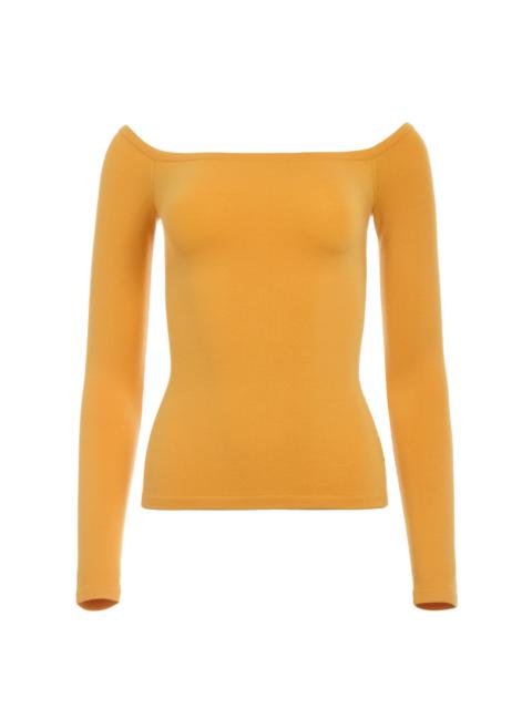 Josephina Knit Sweater in Yellow Merino Wool