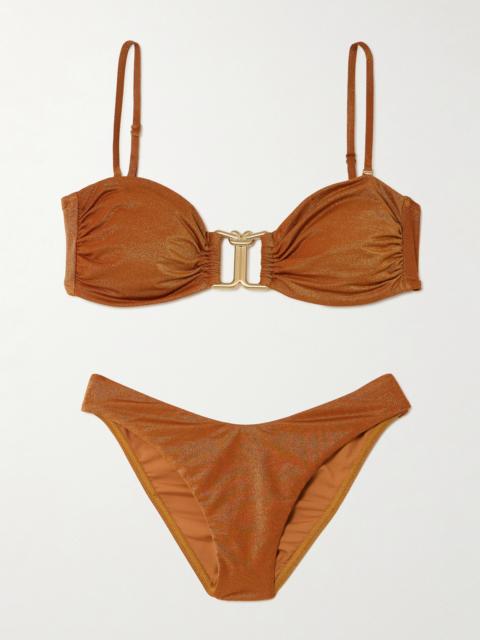 Daylight Metallic Bandeau Bikini