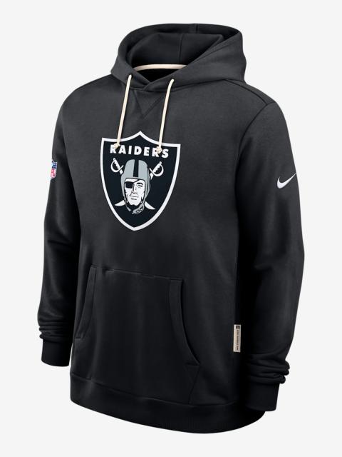 Las Vegas Raiders Initial Home Sideline Men's Nike Dri-FIT NFL Pullover Hoodie