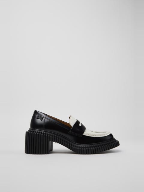 Black Leather Moccasins for Women.