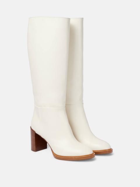 Bocca leather knee-high boots