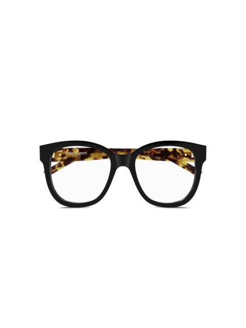 square-frame glasses