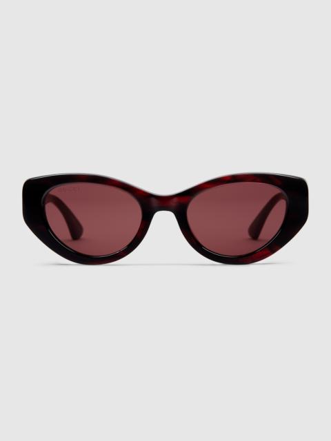 Cat-eye frame sunglasses