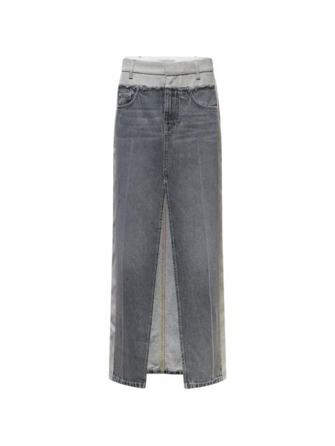 Tailoring Mixed midi skirt