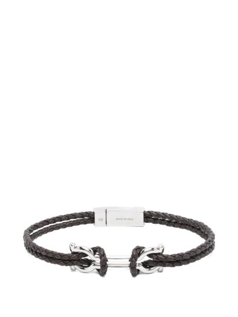 Ferragamo Gancini Braided Bracelet