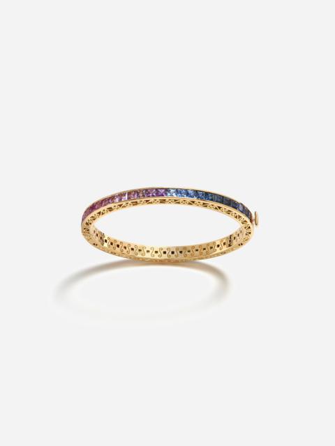 Multicolor sapphire bracelet
