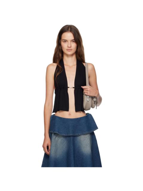 Black Mia Buckle Top