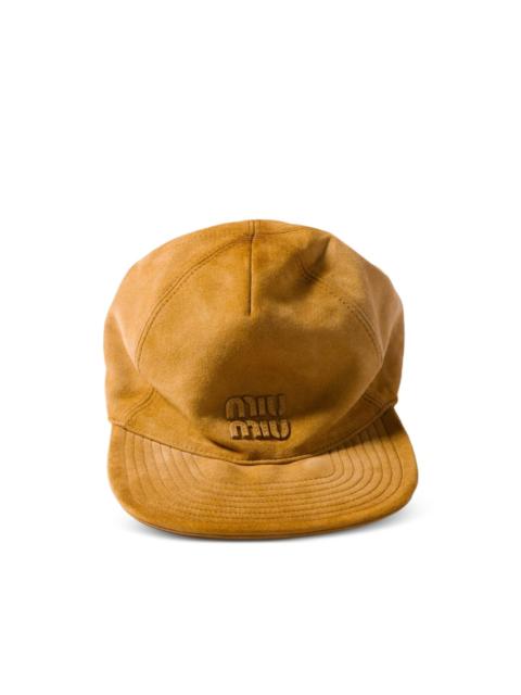 suede baseball cap