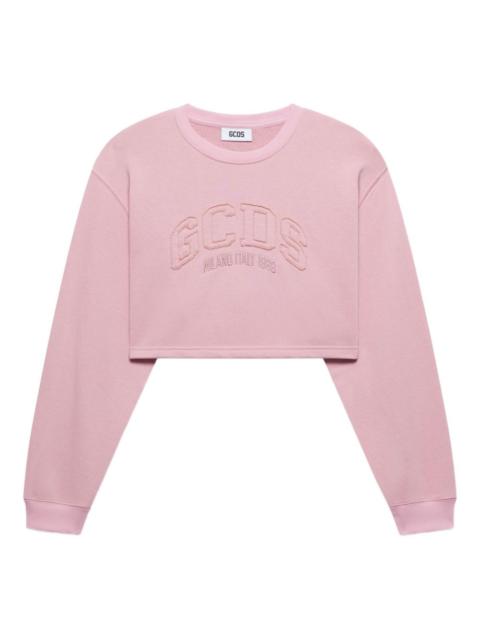 logo-embroidered T-shirt