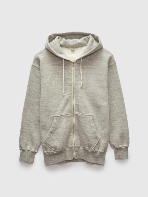 Tsuriami Loopwheel Zip Hoodie in Heather Grey