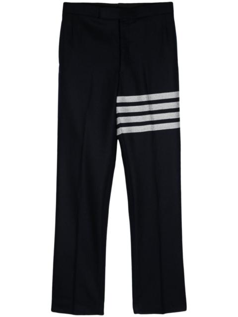 4-Bar low-waist tailored trousers