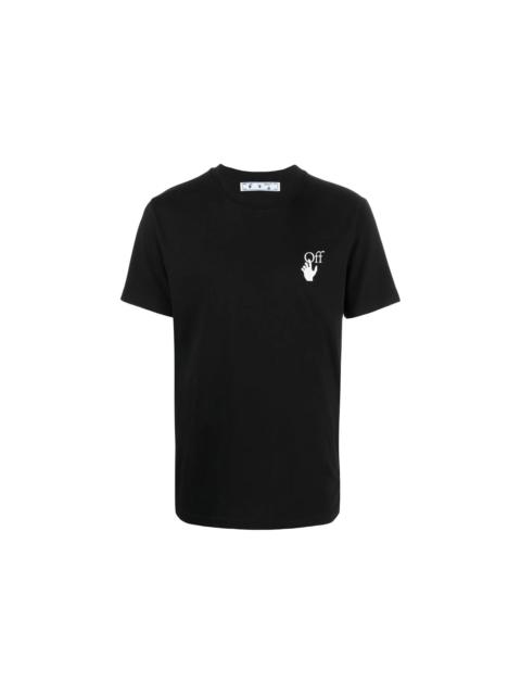 OFF-WHITE Spray Print T-shirt Black