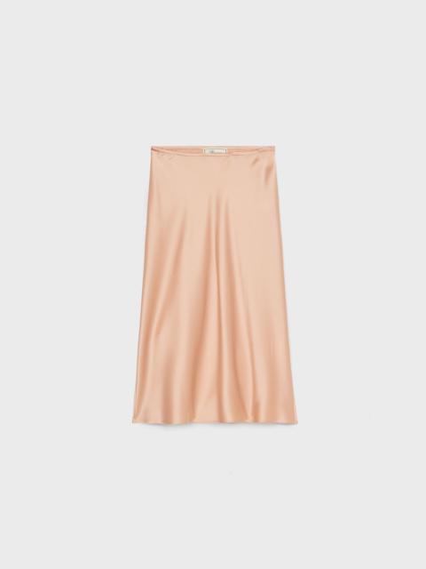 SATIN MIDI SKIRT