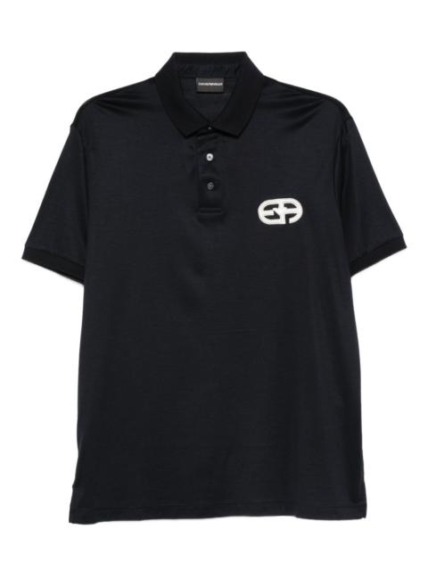 logo-embroidered polo shirt