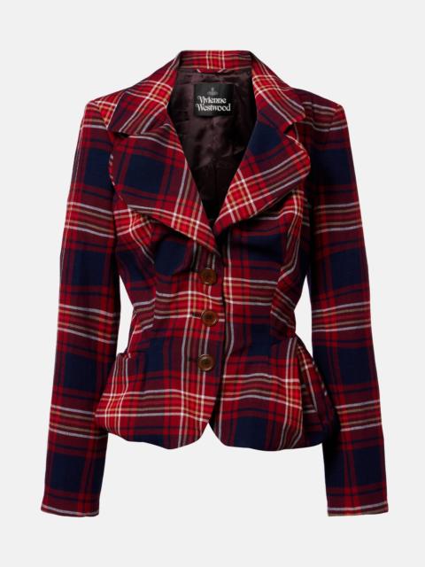 Tartan blazer