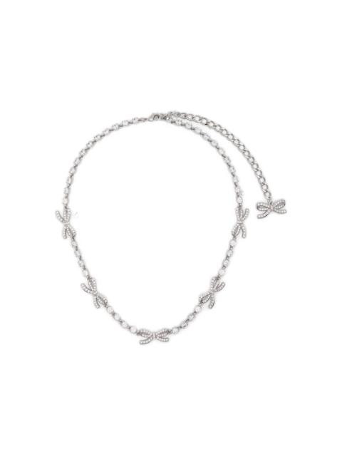 bow-embellished necklace