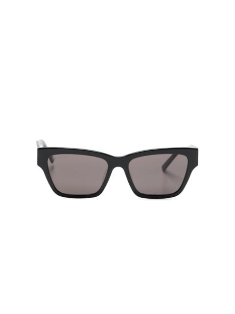 logo-print square-frame sunglasses