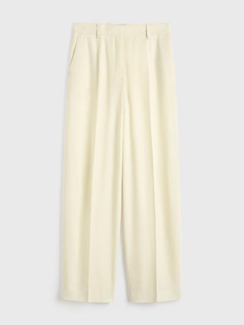 Wide fluid trousers ecru