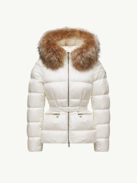 Boed Hooded Shearling-Trimmed Short Down Jacket