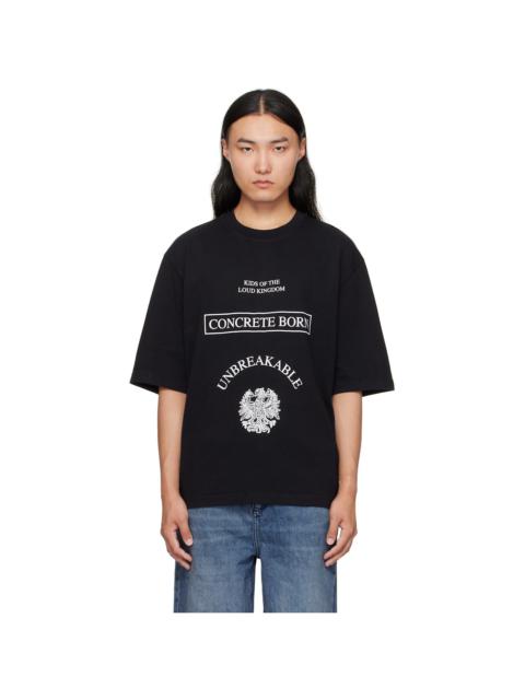 Black 'Kingdom' Oversized T-shirt