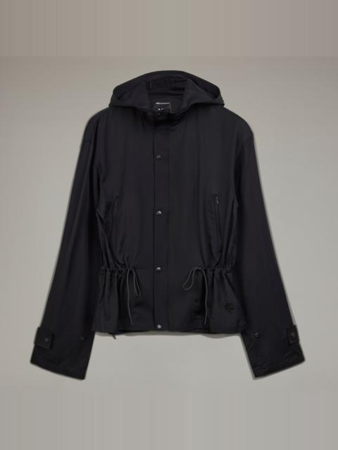 Y-3 Rayon Twill Hooded Top