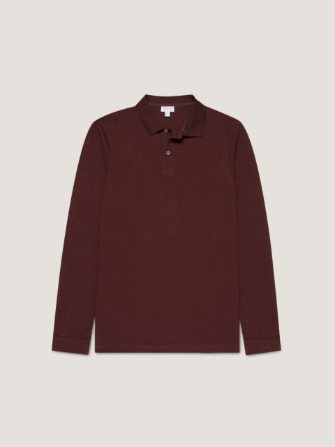 Long Sleeve Piqué Polo Shirt
