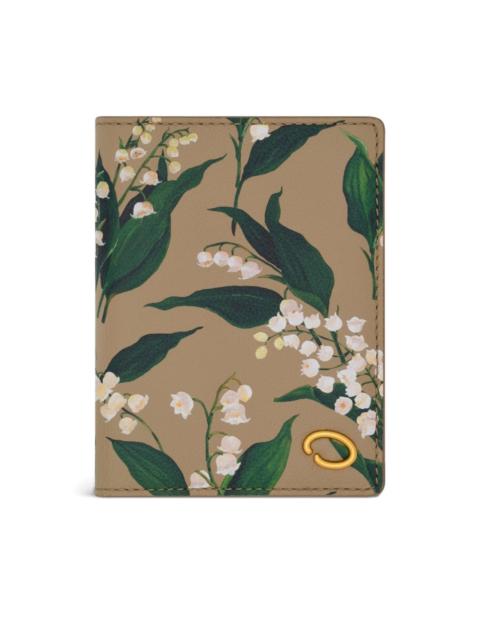 Lily of the Valley–printed passport cover