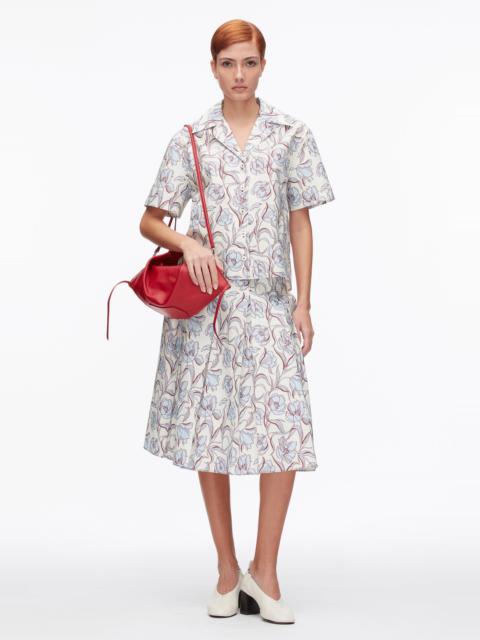 Floral Printed Camp Shirt