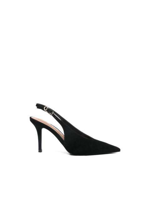 Primo suede slingback pumps