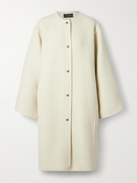 Silk, Wool, Cashmere And Linen-blend Coat