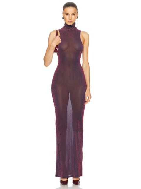Turtleneck Maxi Dress