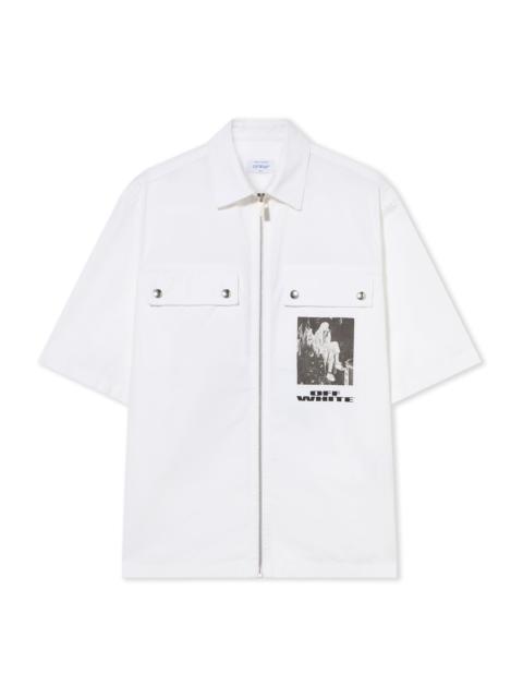 Xerox Star Zip Bowling Shirt